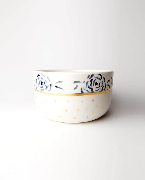 Royal Blue Rose Bowl
