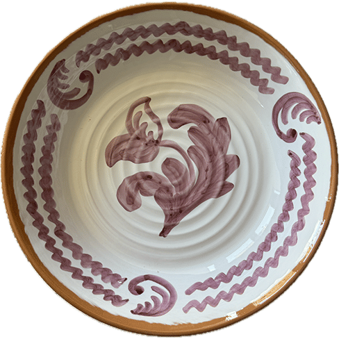 Violet Antica Serving Bowl - 30 cm