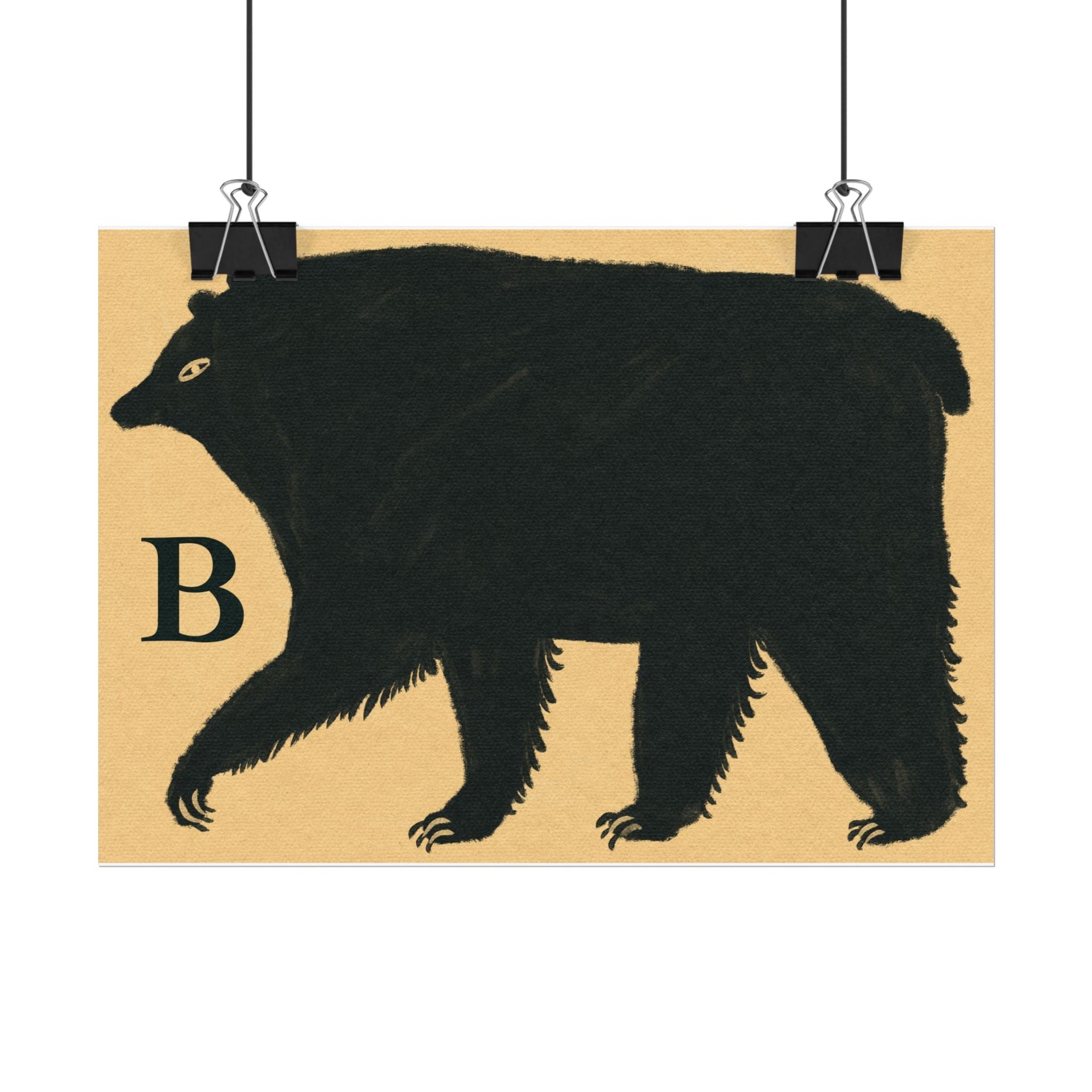 Tabby Booth Fine Art Print • B for Bear