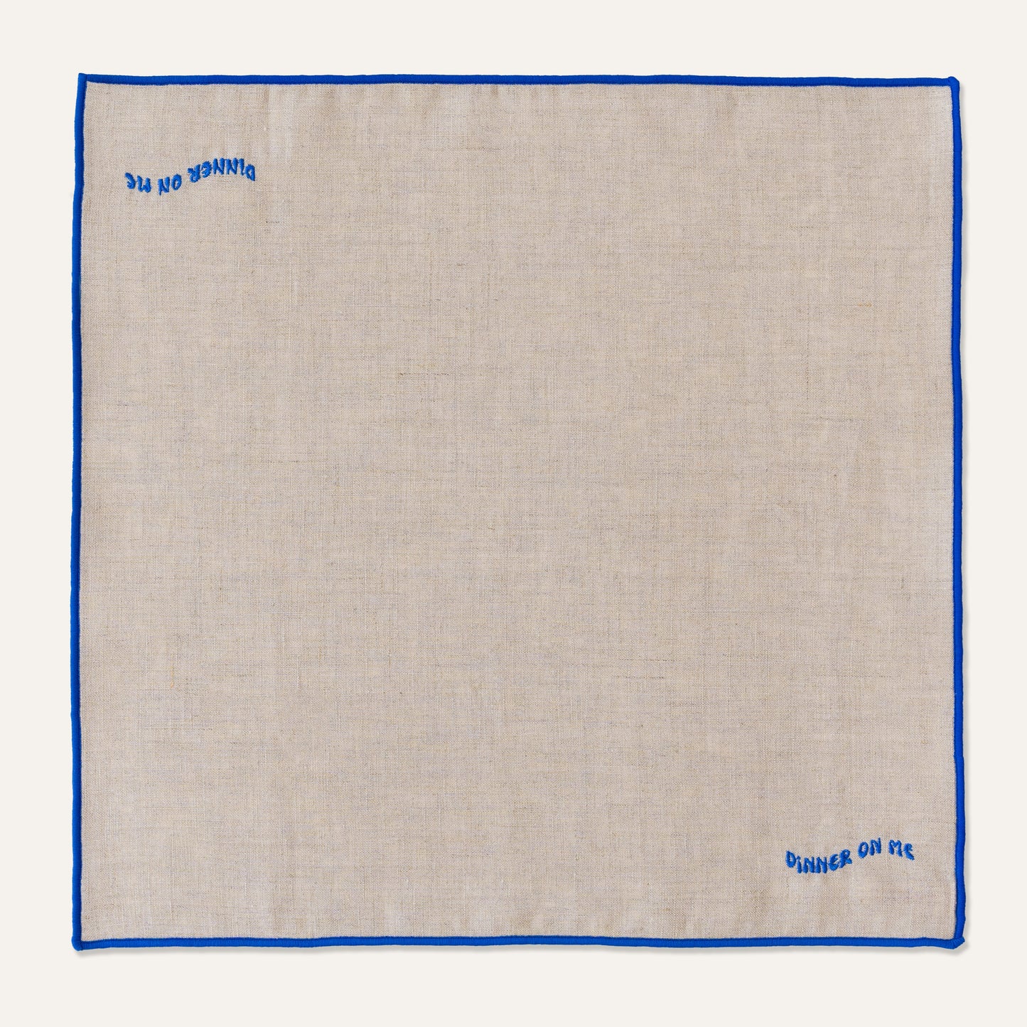 Dinner On Me Linen Napkins - Set of 2