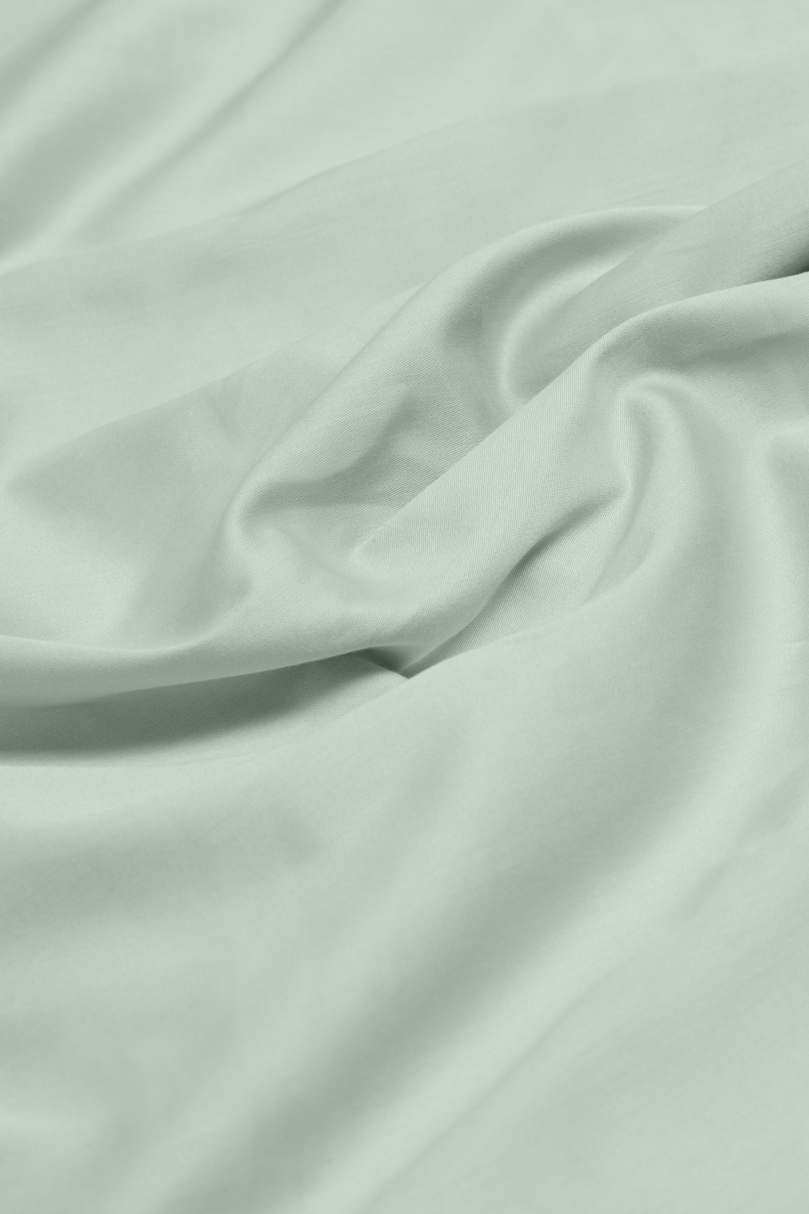 Sateen Organic Cotton Flat Sheet - Spring Blue