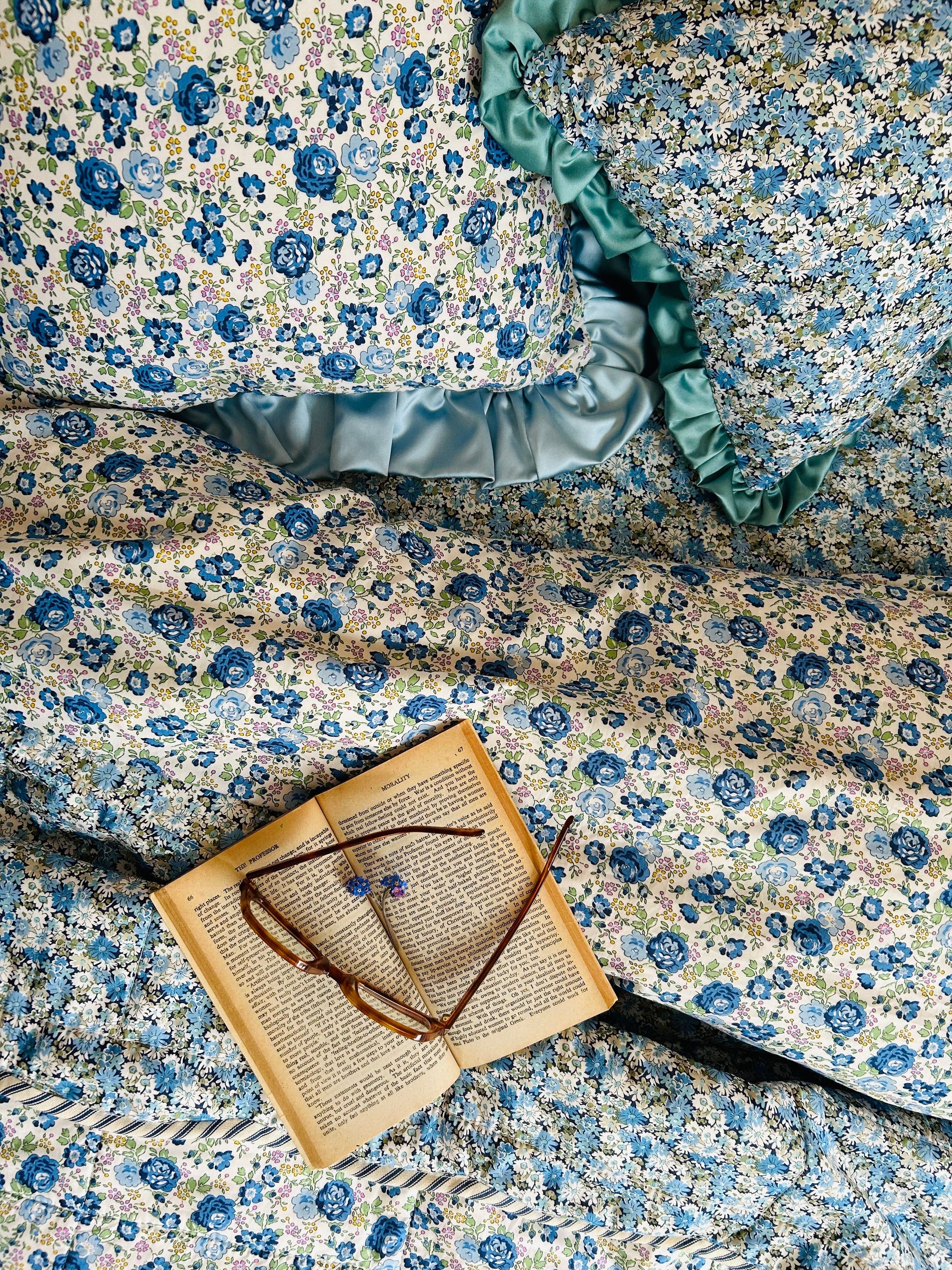 Set of Pillowcases made with Liberty Fabric 'Libby'