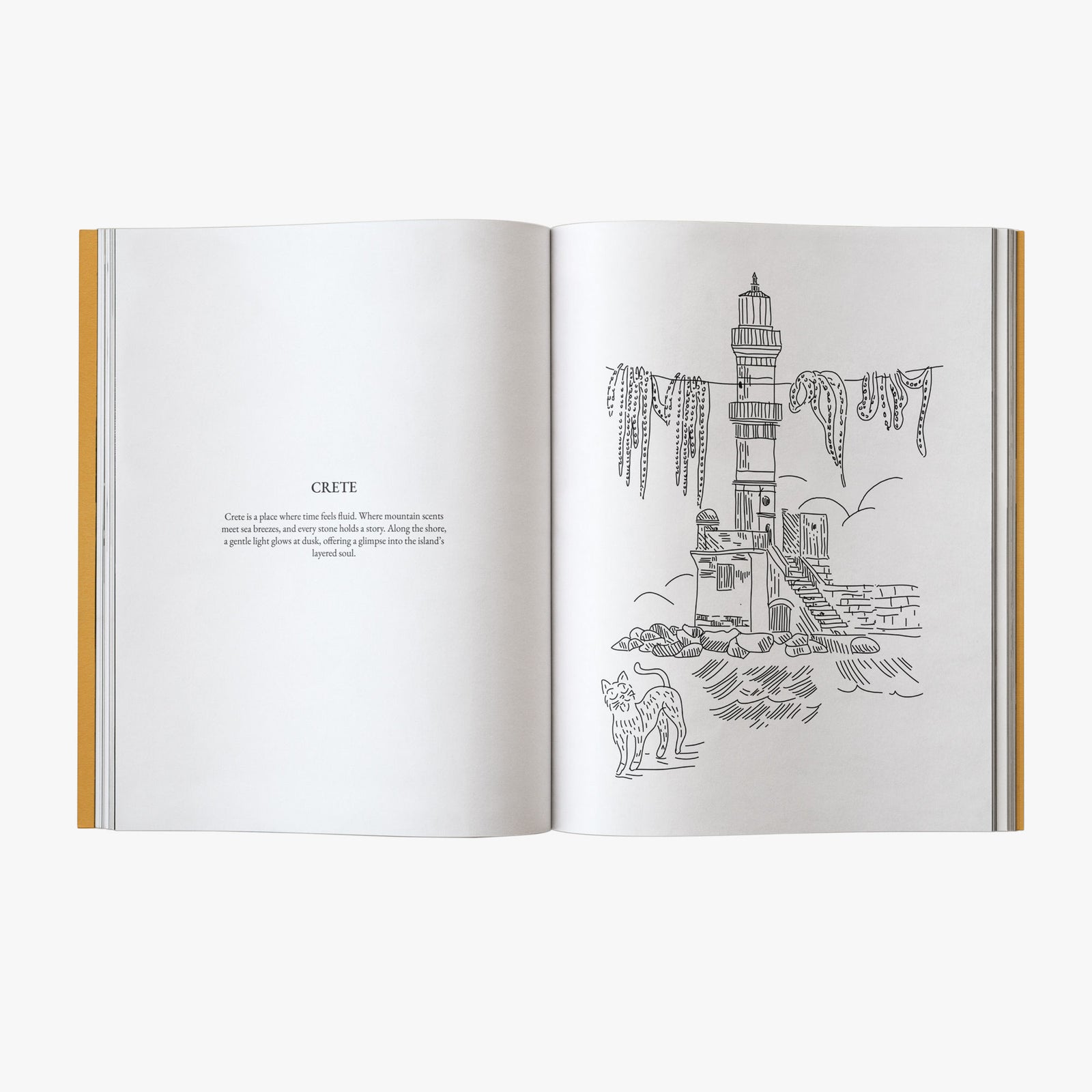 Greek Island Sketches Book