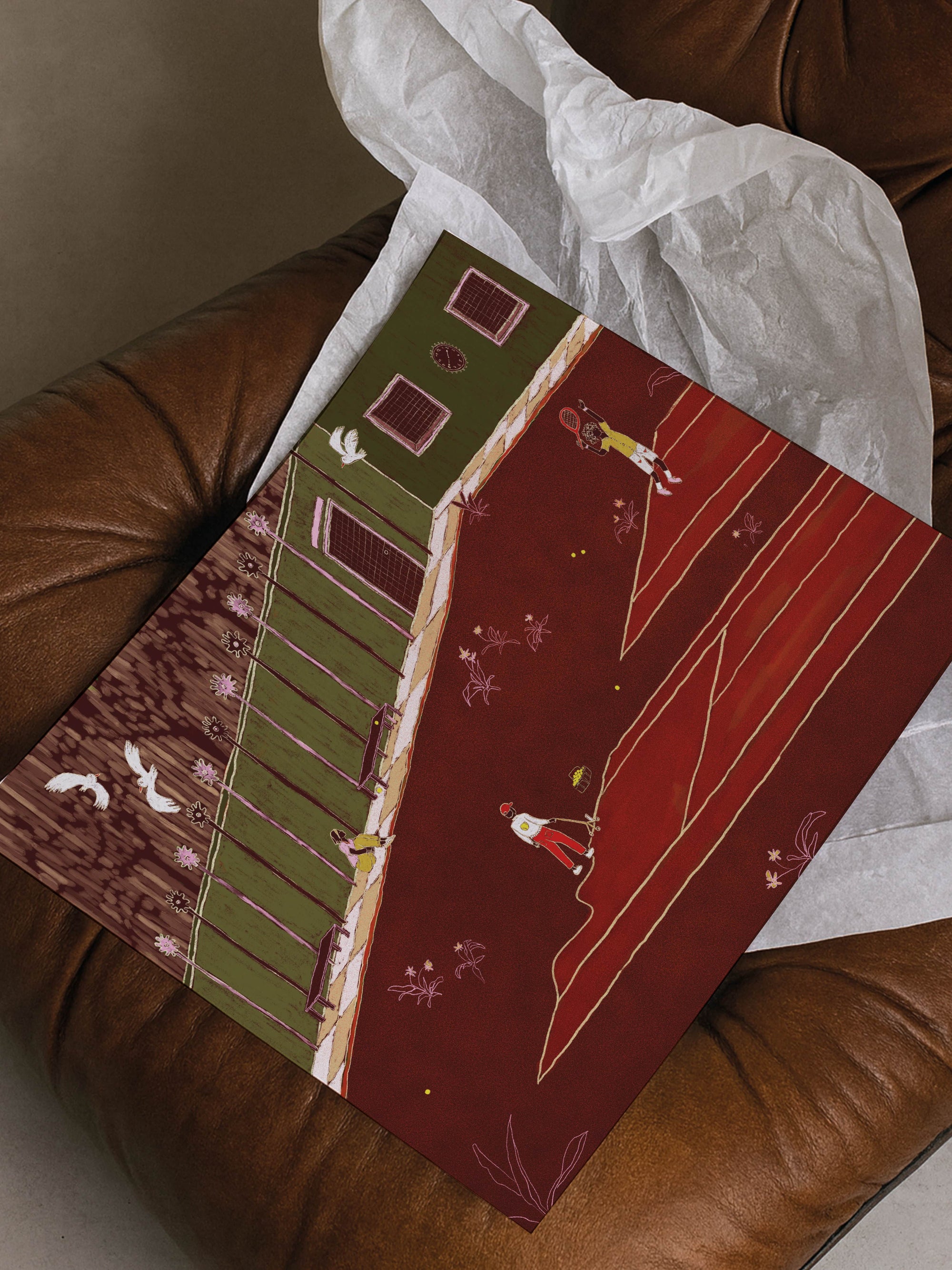 Tennis Court - Fine Art Print