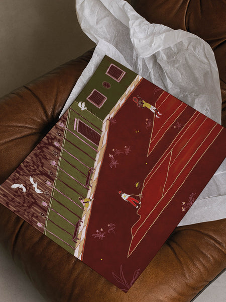 Tennis Court - Fine Art Print