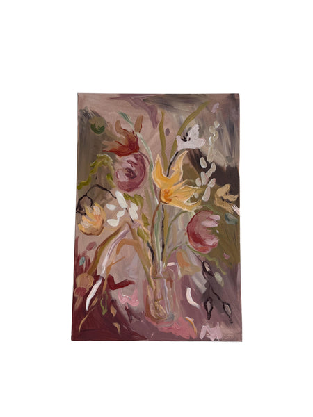 Summer Dahlias Painting