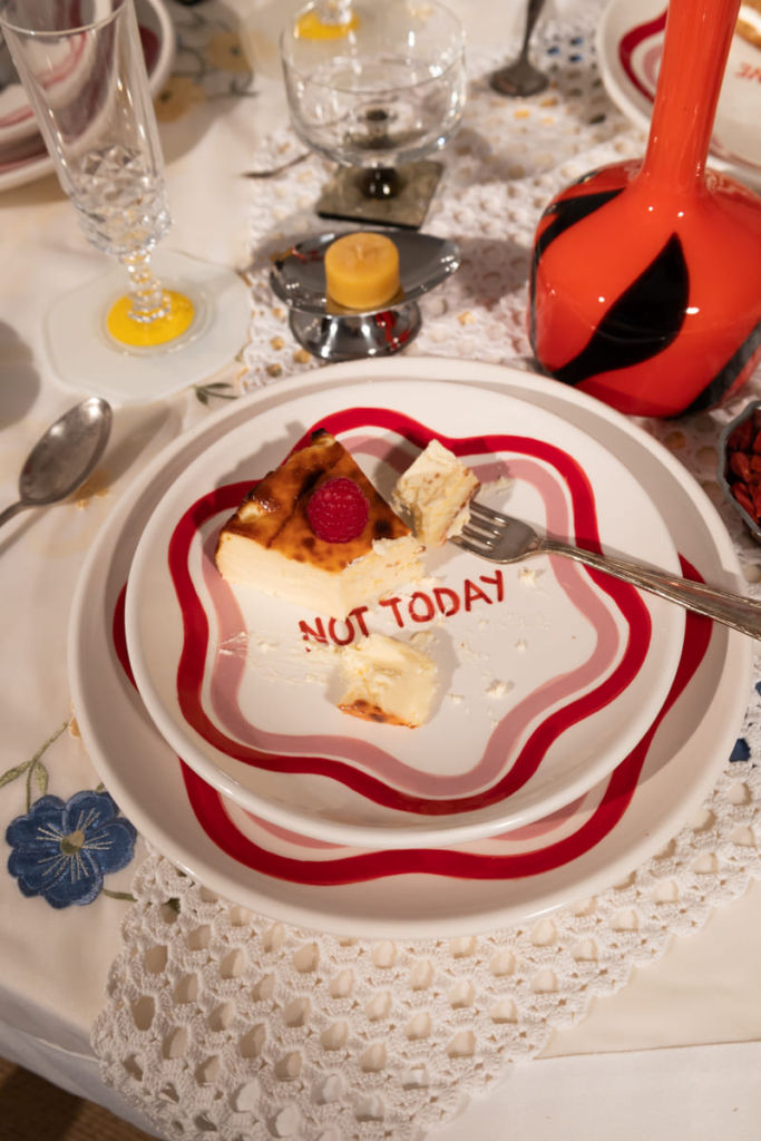 Not Today Dessert Plate