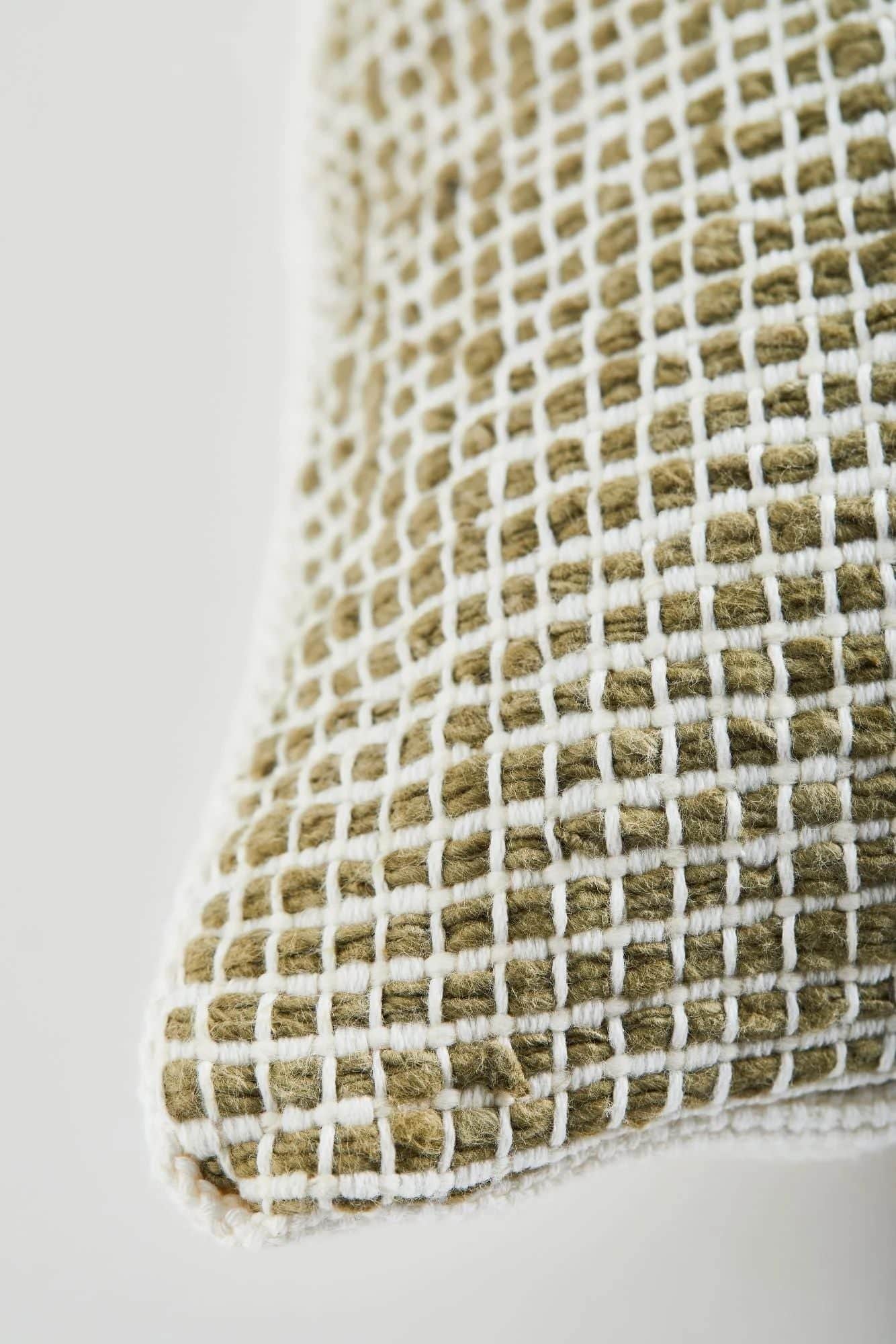 Organic Cotton Pillow from Colombia - Olive