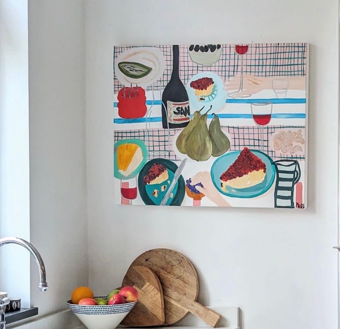 Long Summer Lunch - Giclee Print