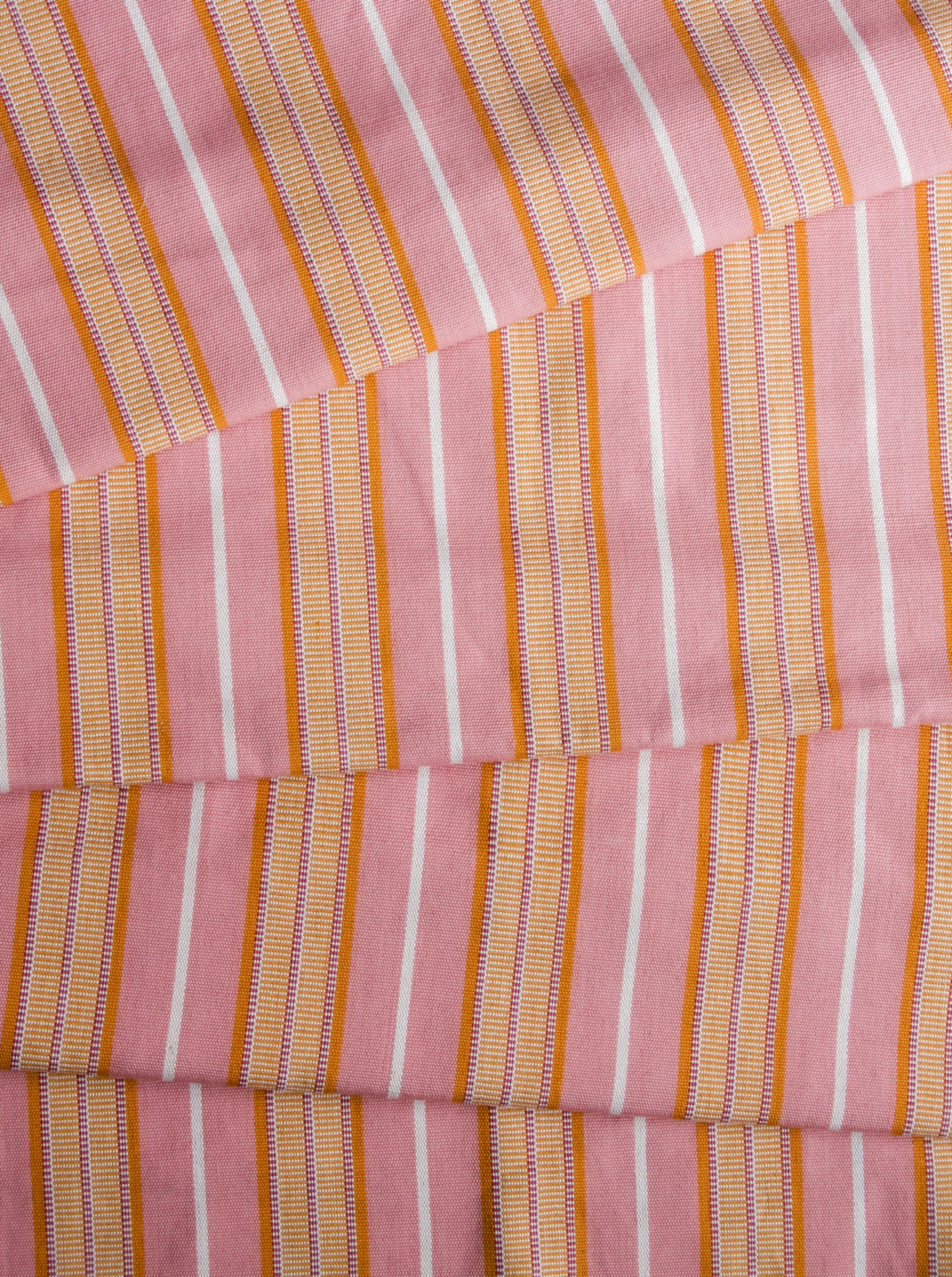 Aura Handwoven Stripe Fabric | Desert Sunrise