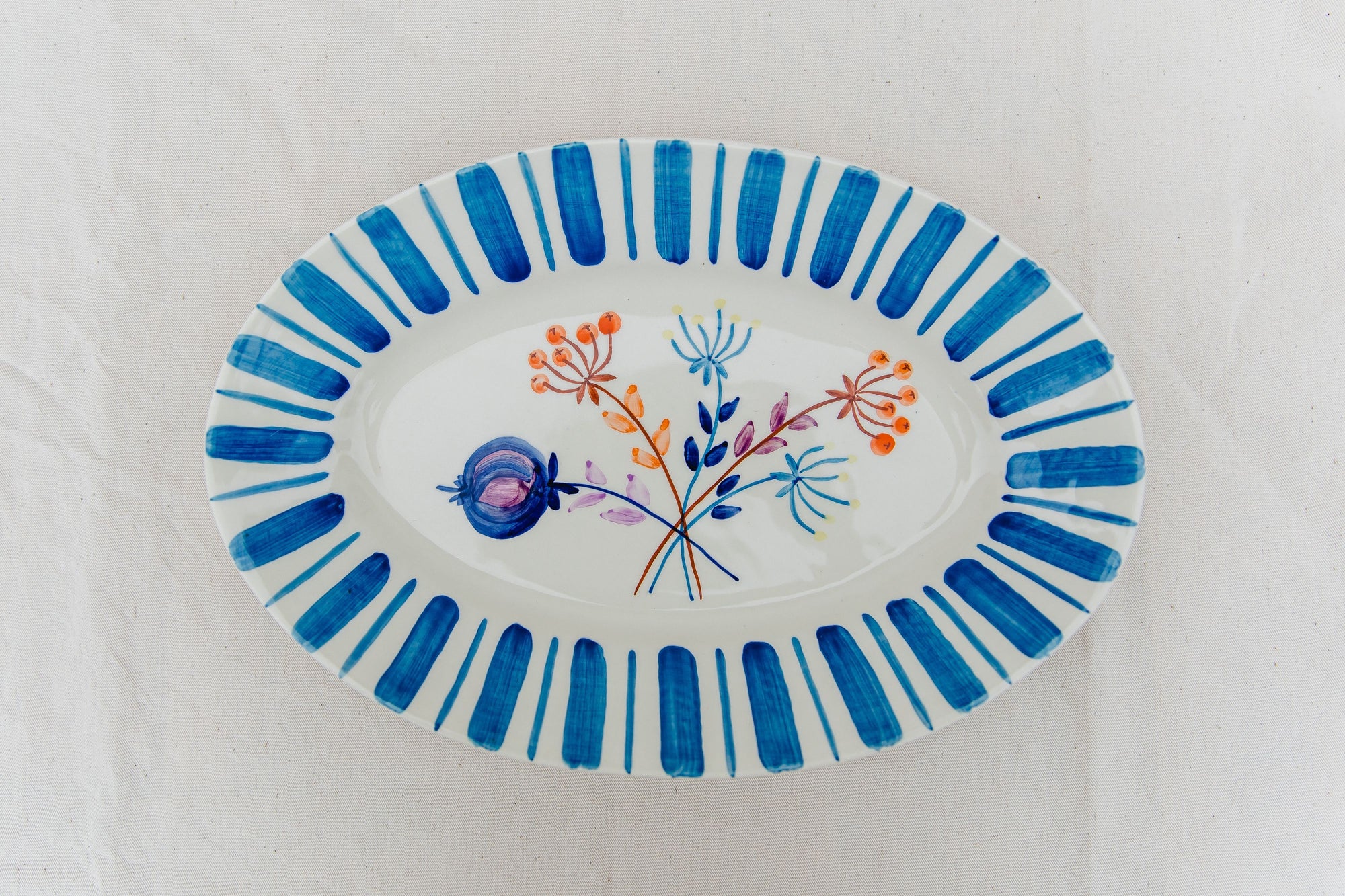 Blue Serving Plate – The Portuguese Chitas