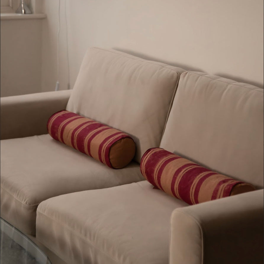 La Paz Terracotta Bolster Cushion