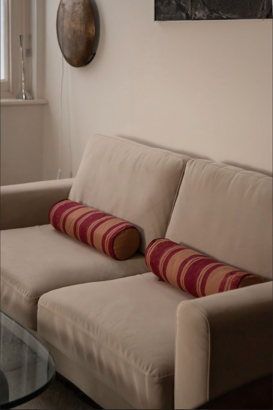 La Paz Terracotta Bolster Cushion