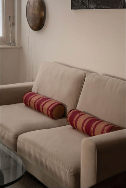 La Paz Terracotta Bolster Cushion