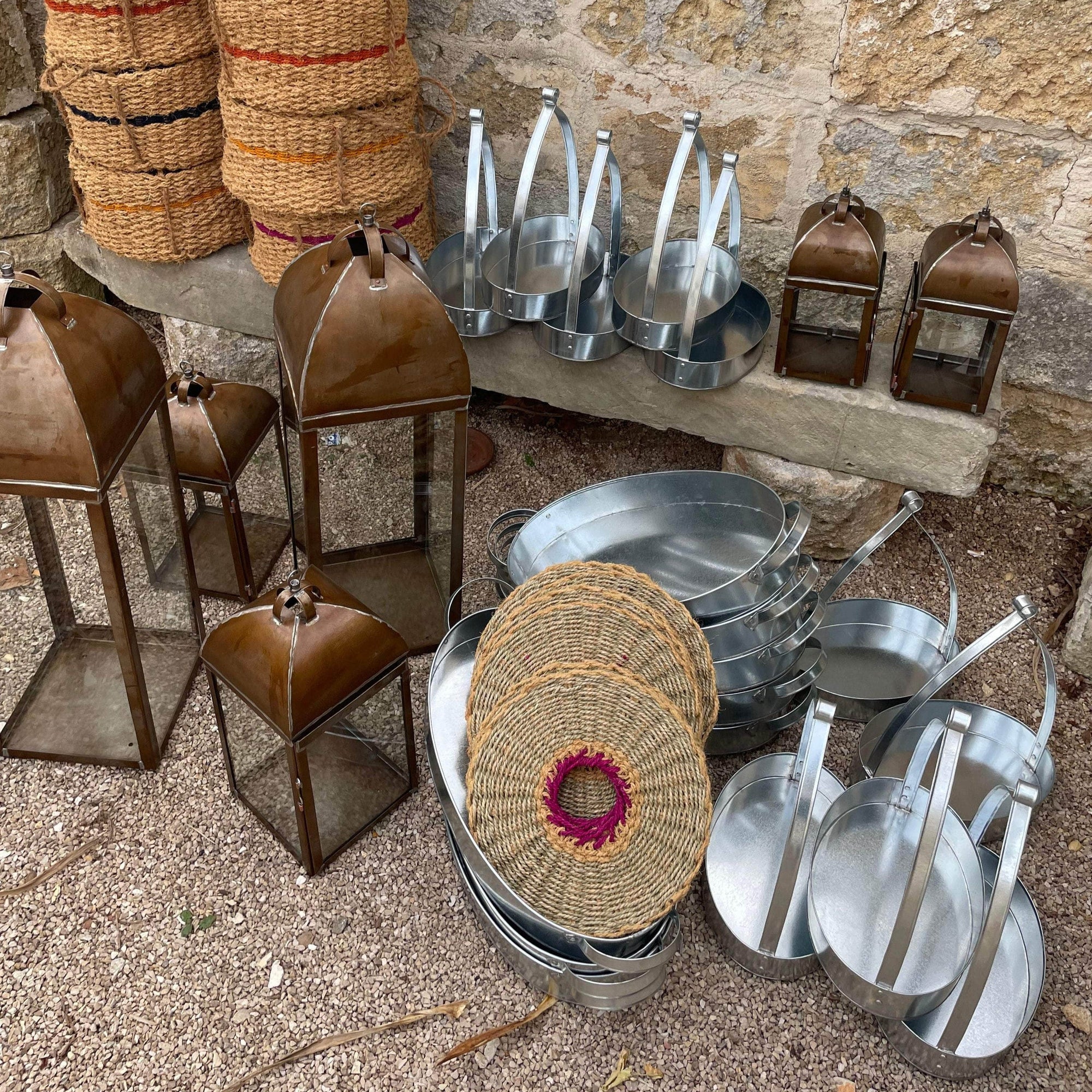 Small Kaffe Haus Iron Lantern