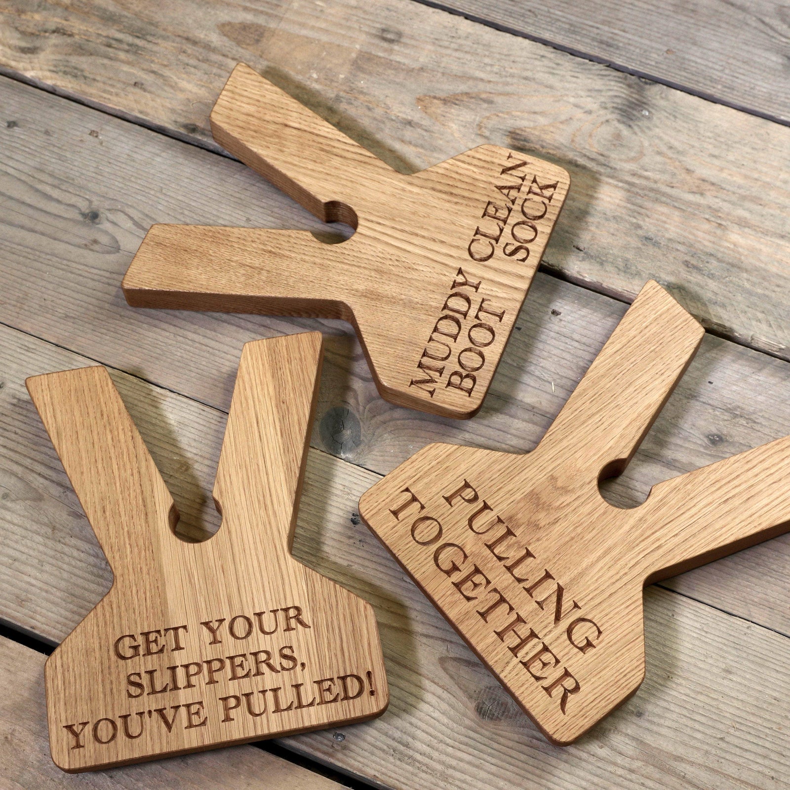 Oak Boot Jack / Pull