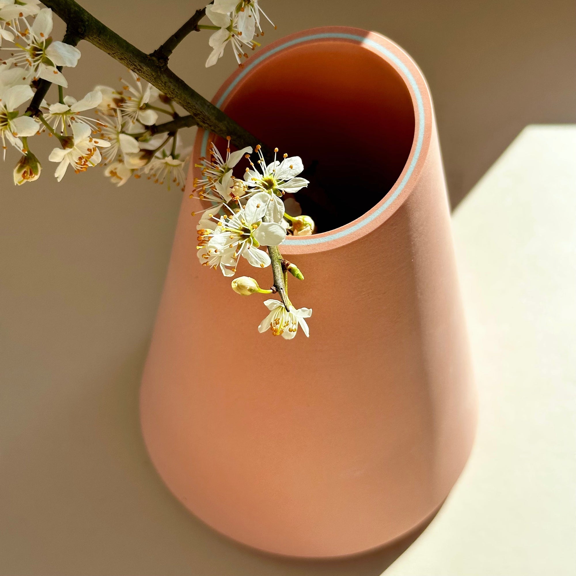 Angle Vase Siena Pink