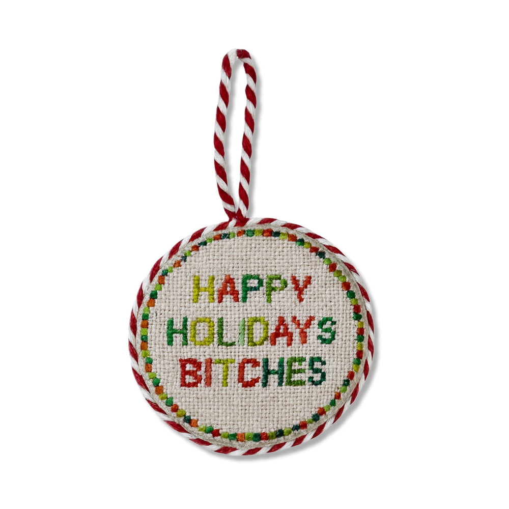 Needlepoint Ornament - Bitches