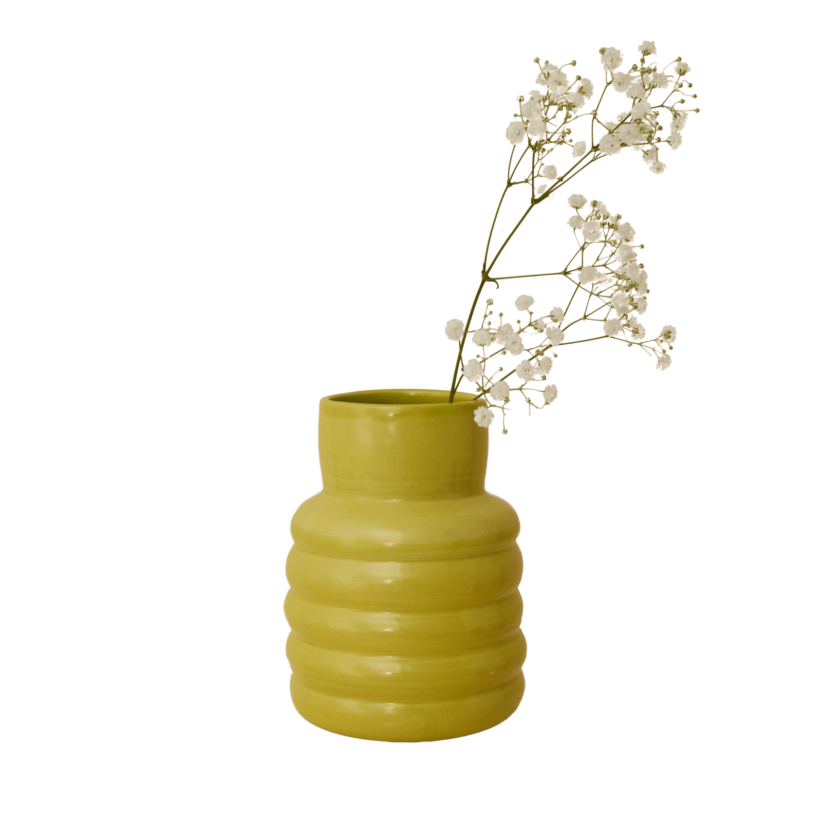 Ripple Vase - Chartreuse