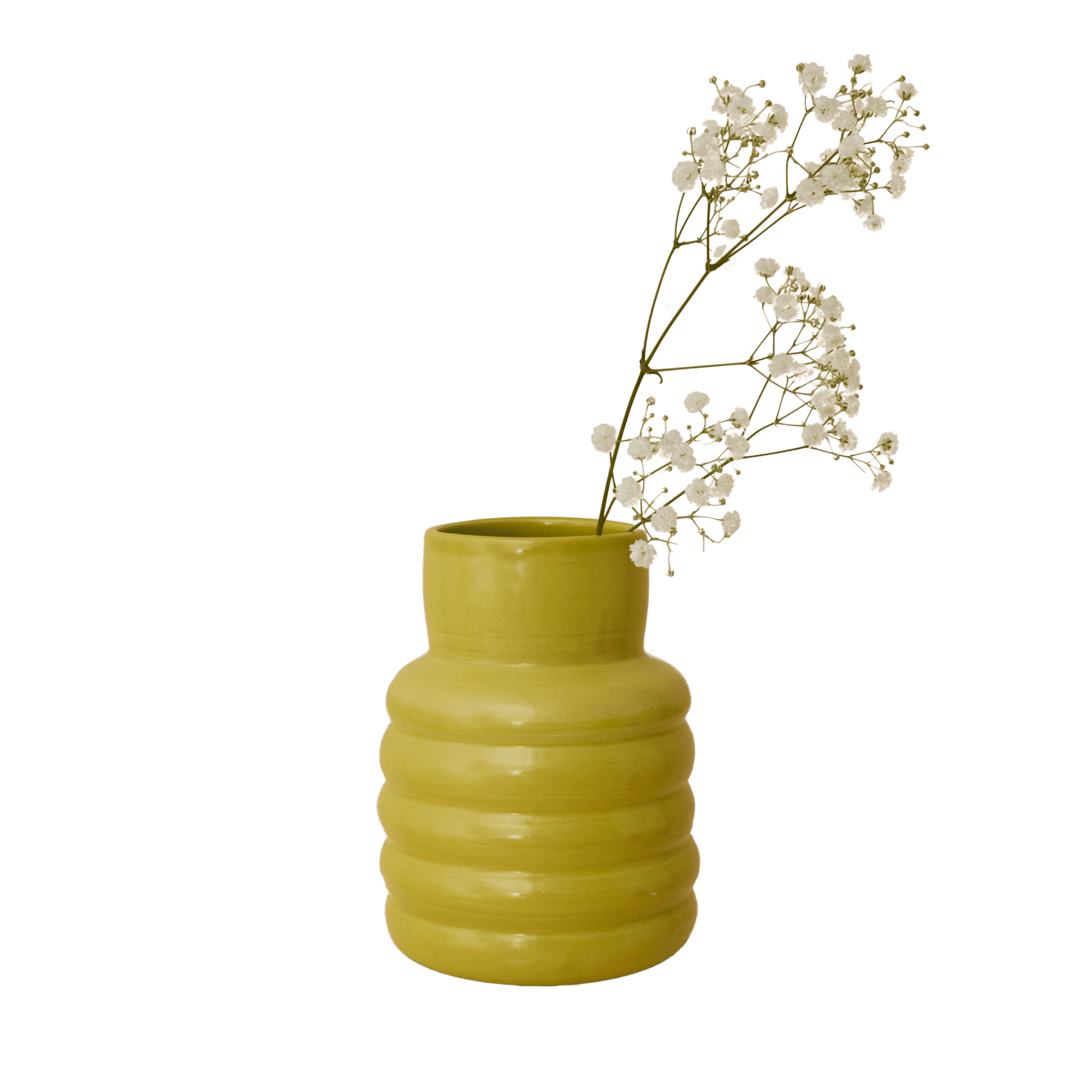 Ripple Vase - Chartreuse