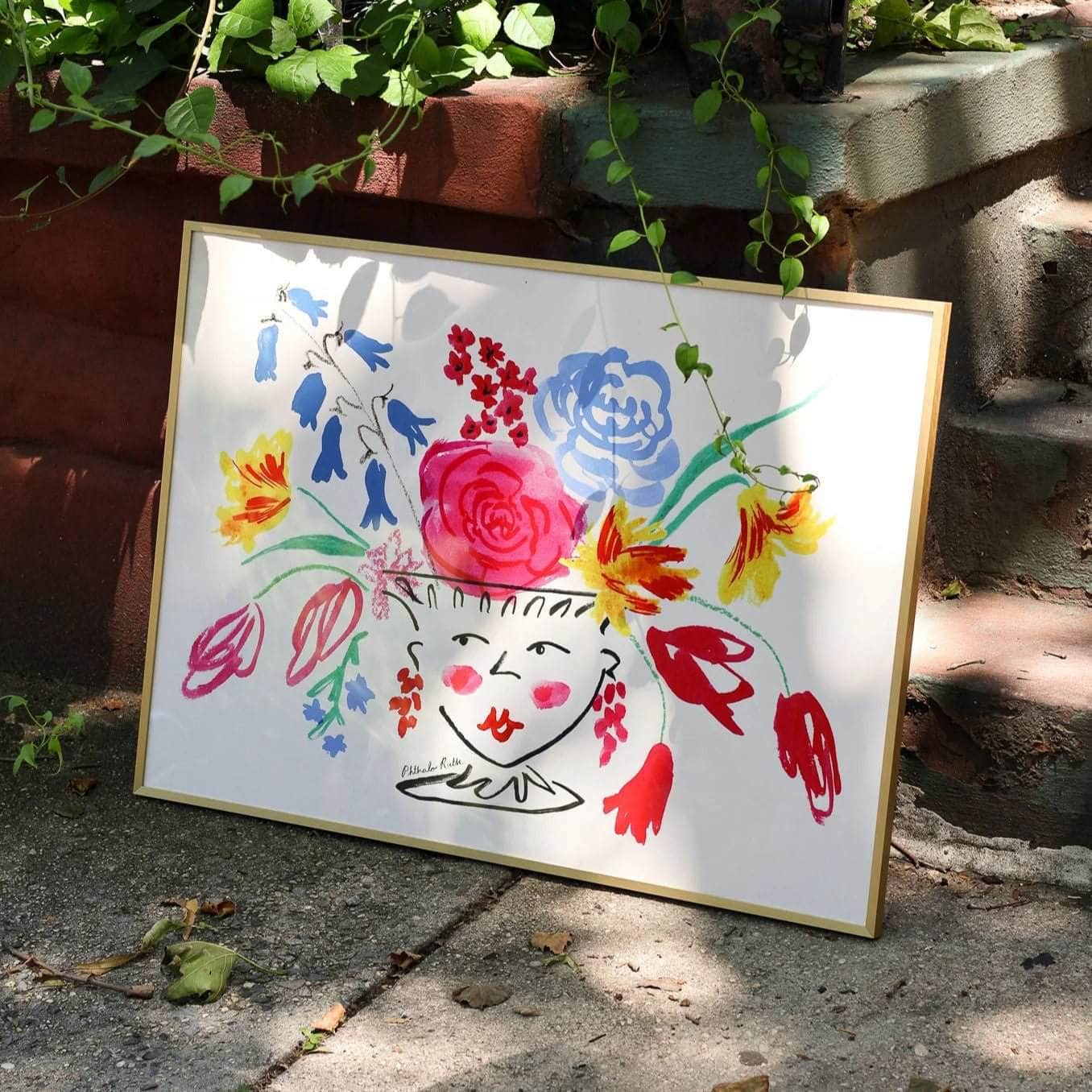 "Blooming Vase" Art Print