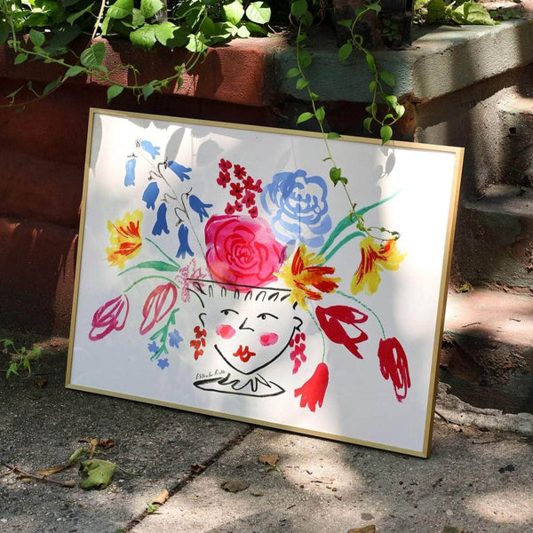 "Blooming Vase" Art Print