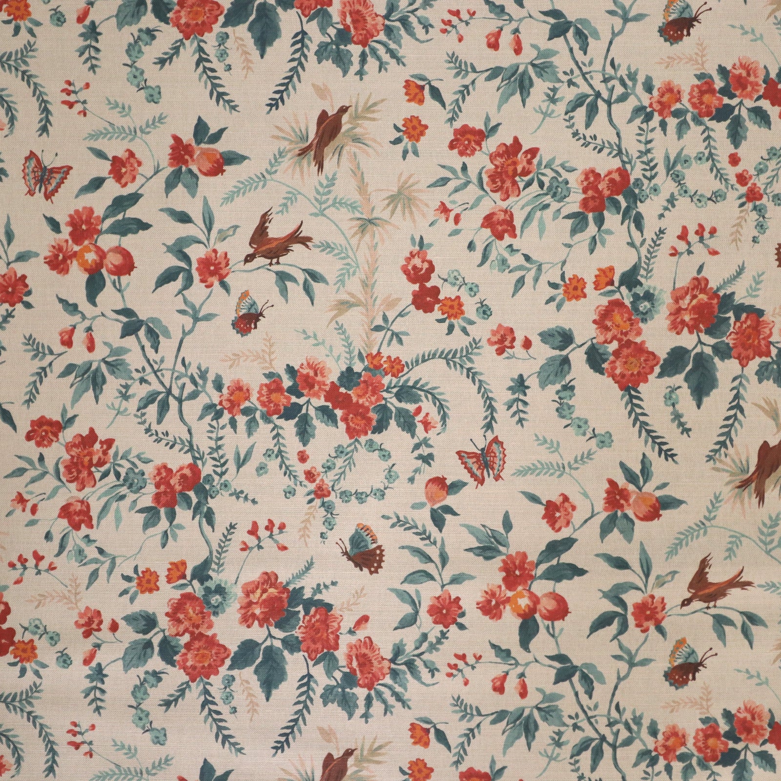 Maison Fleurie - Papillon Teal Fabric