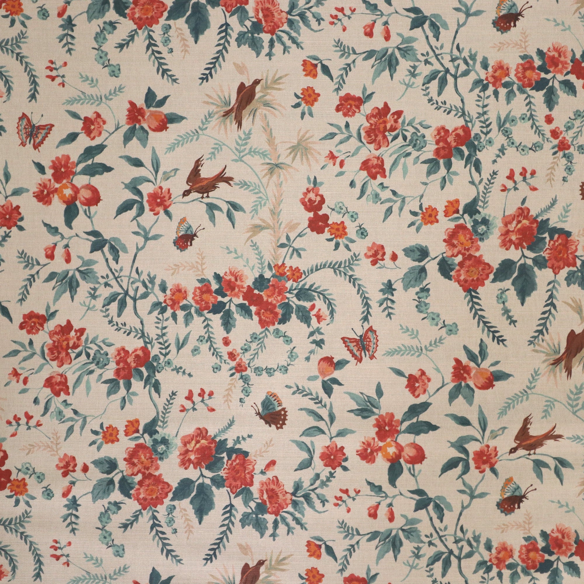 Maison Fleurie - Papillon Teal Fabric