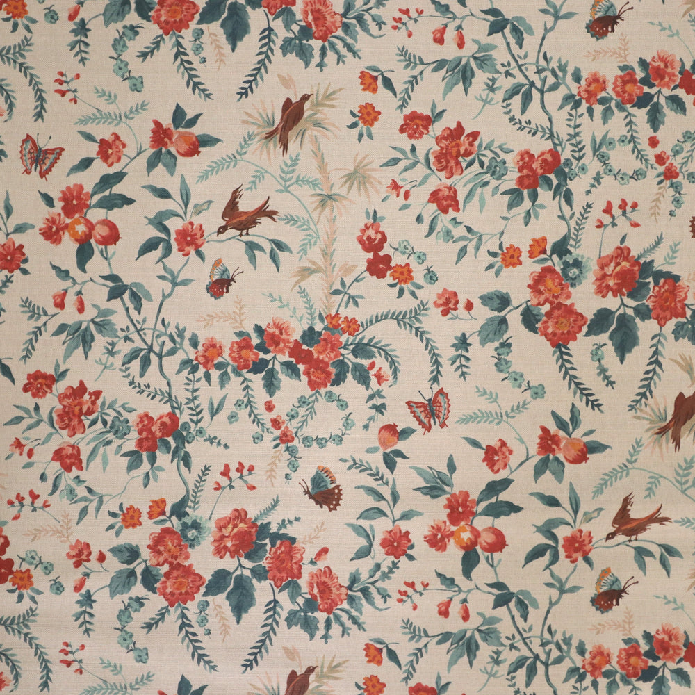 Maison Fleurie - Papillon Teal Fabric