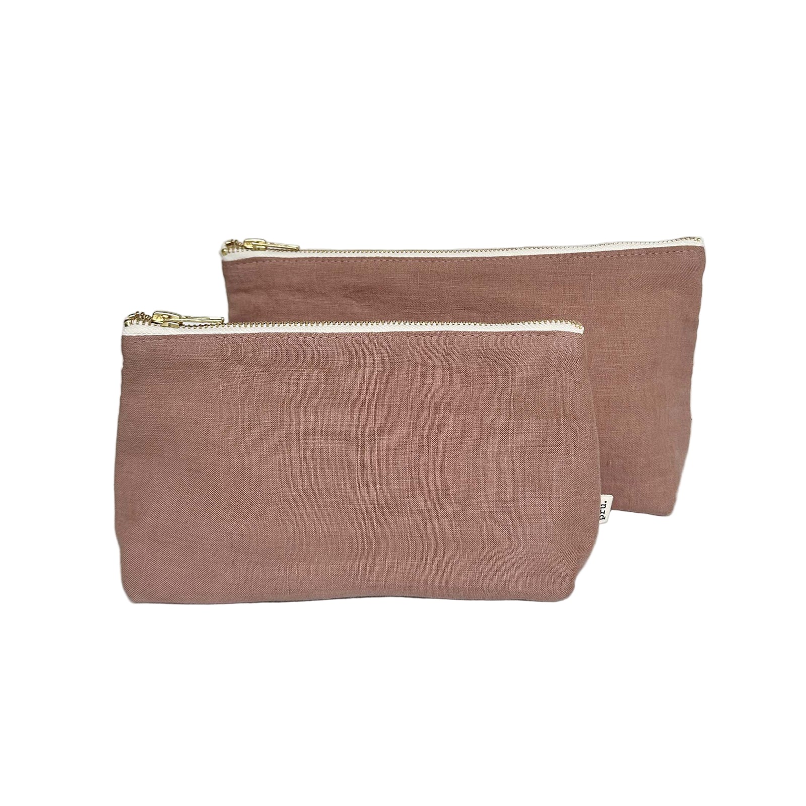 The Linen Pouch Bag - Faded Blush
