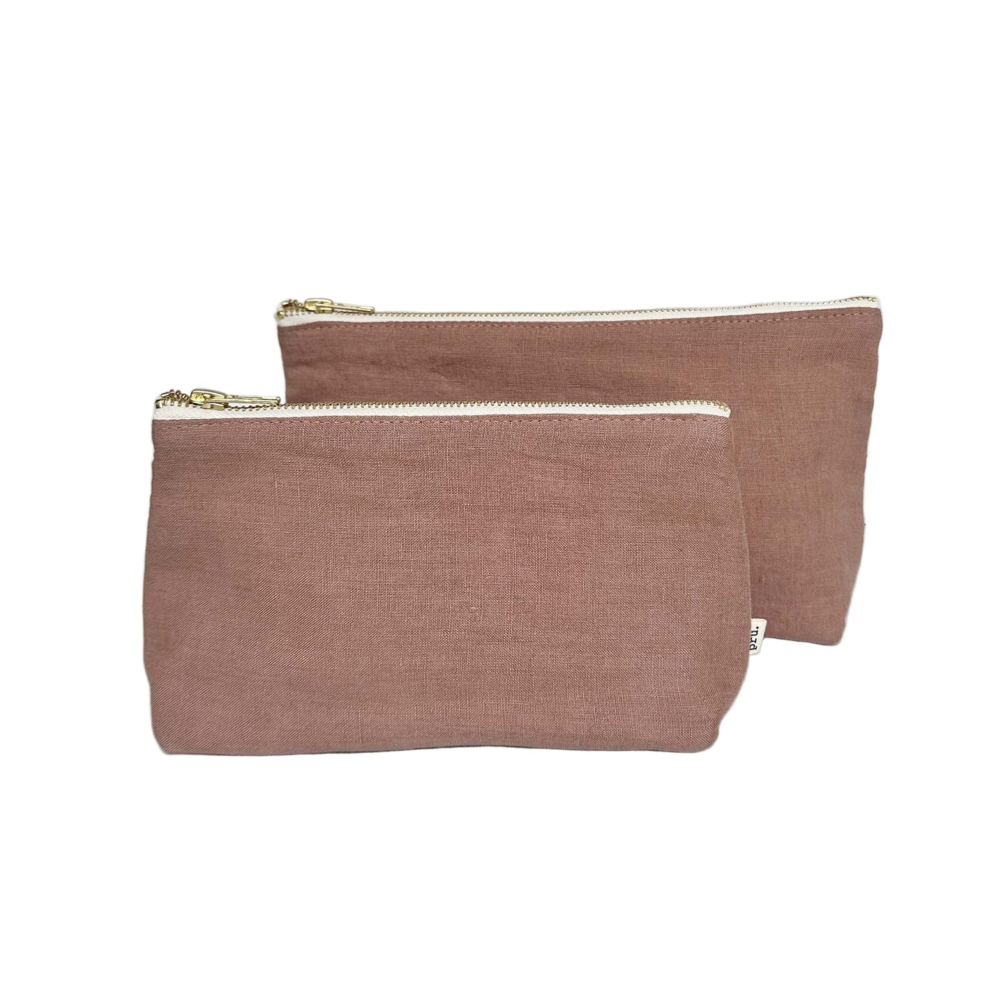 The Linen Pouch Bag - Faded Blush