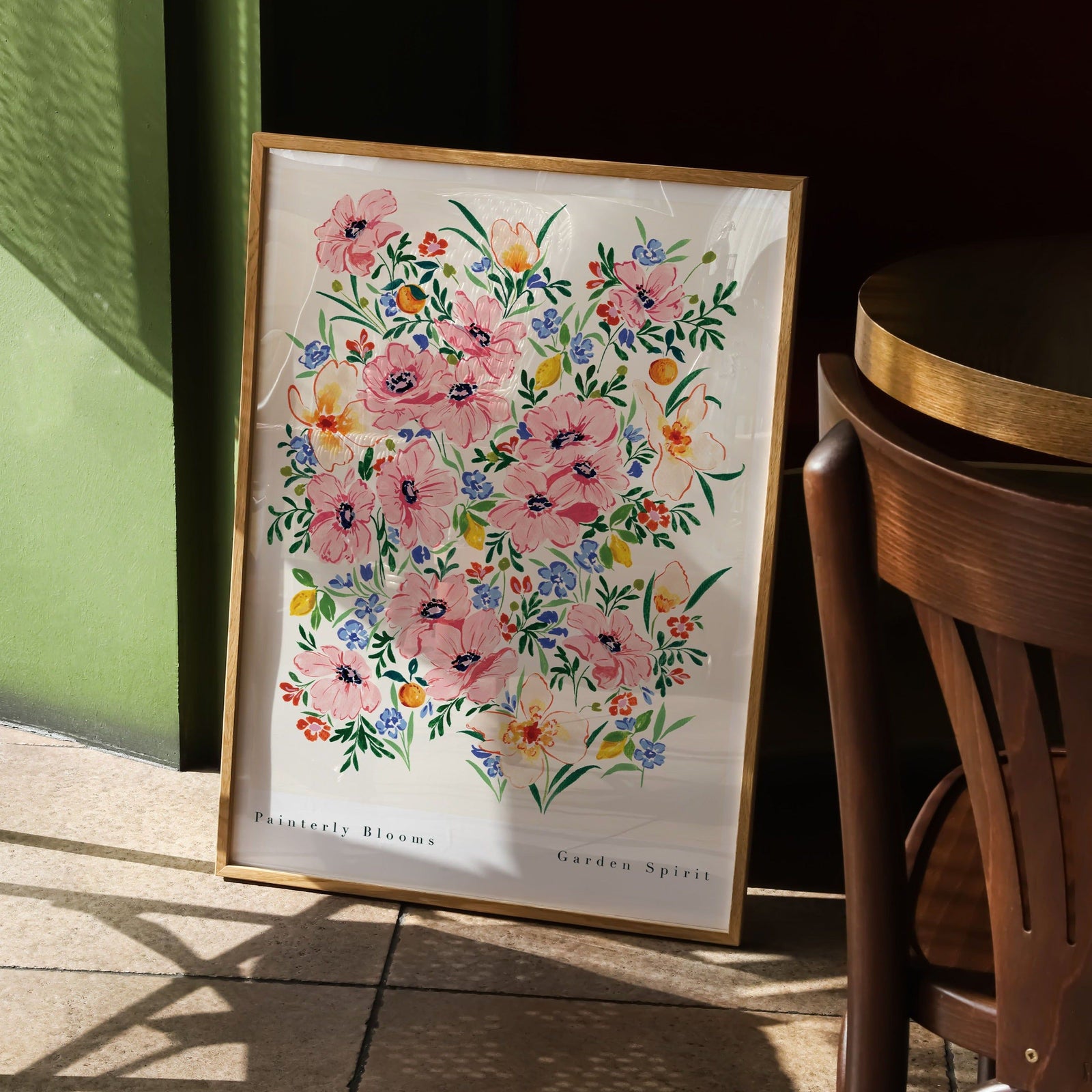 Painterly Blooms Art Print