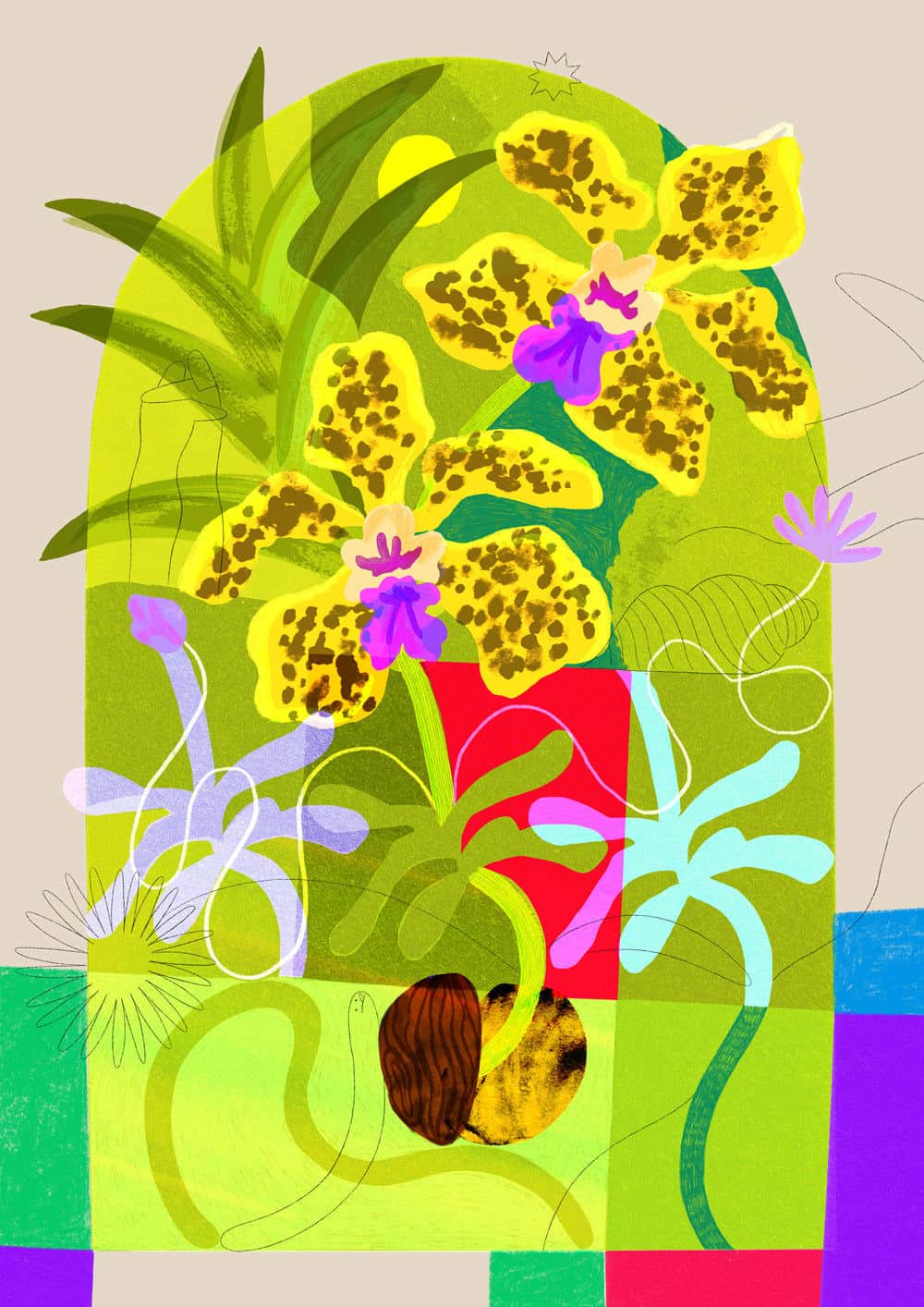 Flower 1 - Seeds Of Ideas To Come Print
