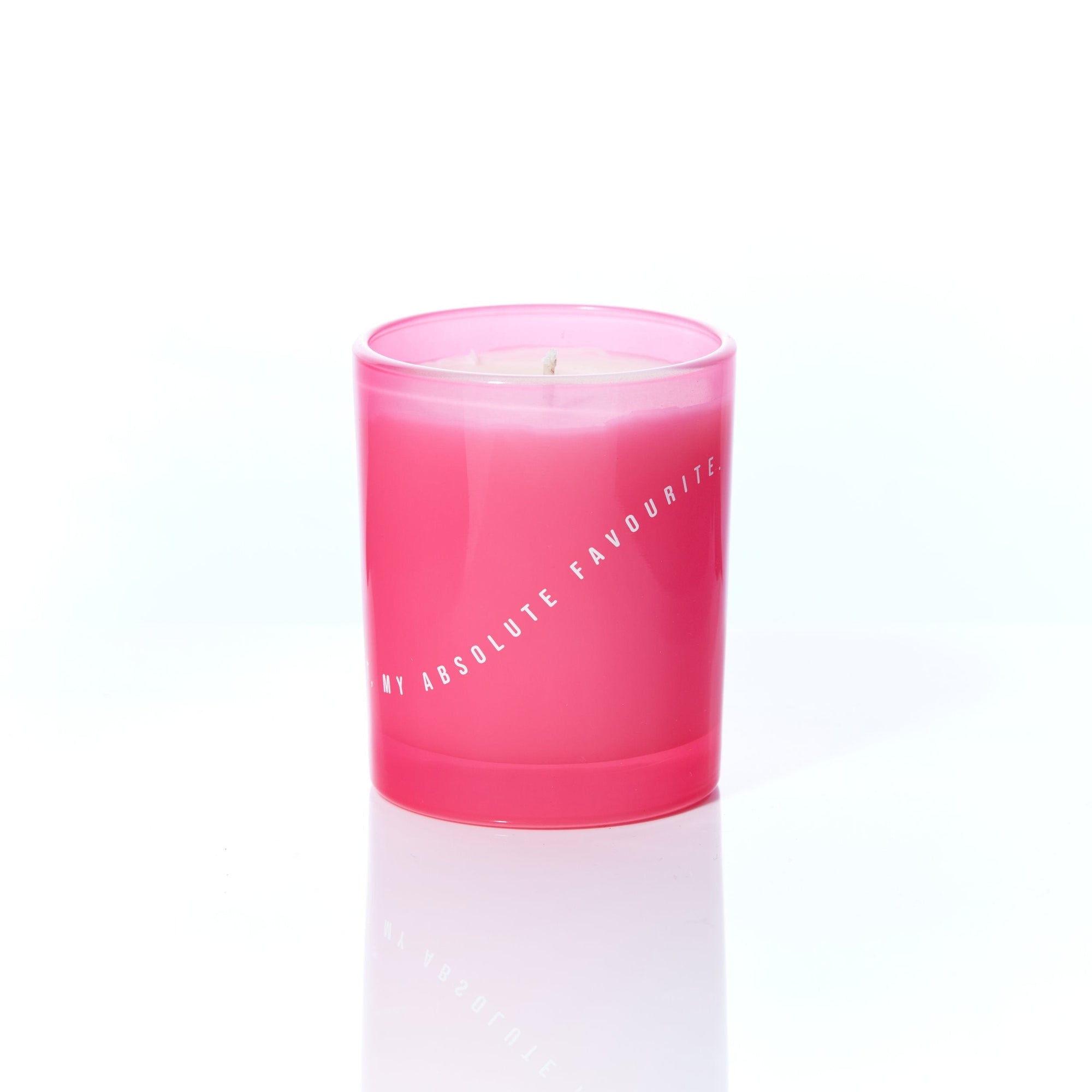 Vibe 'You Are My Absolute Favourite' | White Flowers & Green Stems Scented Candle