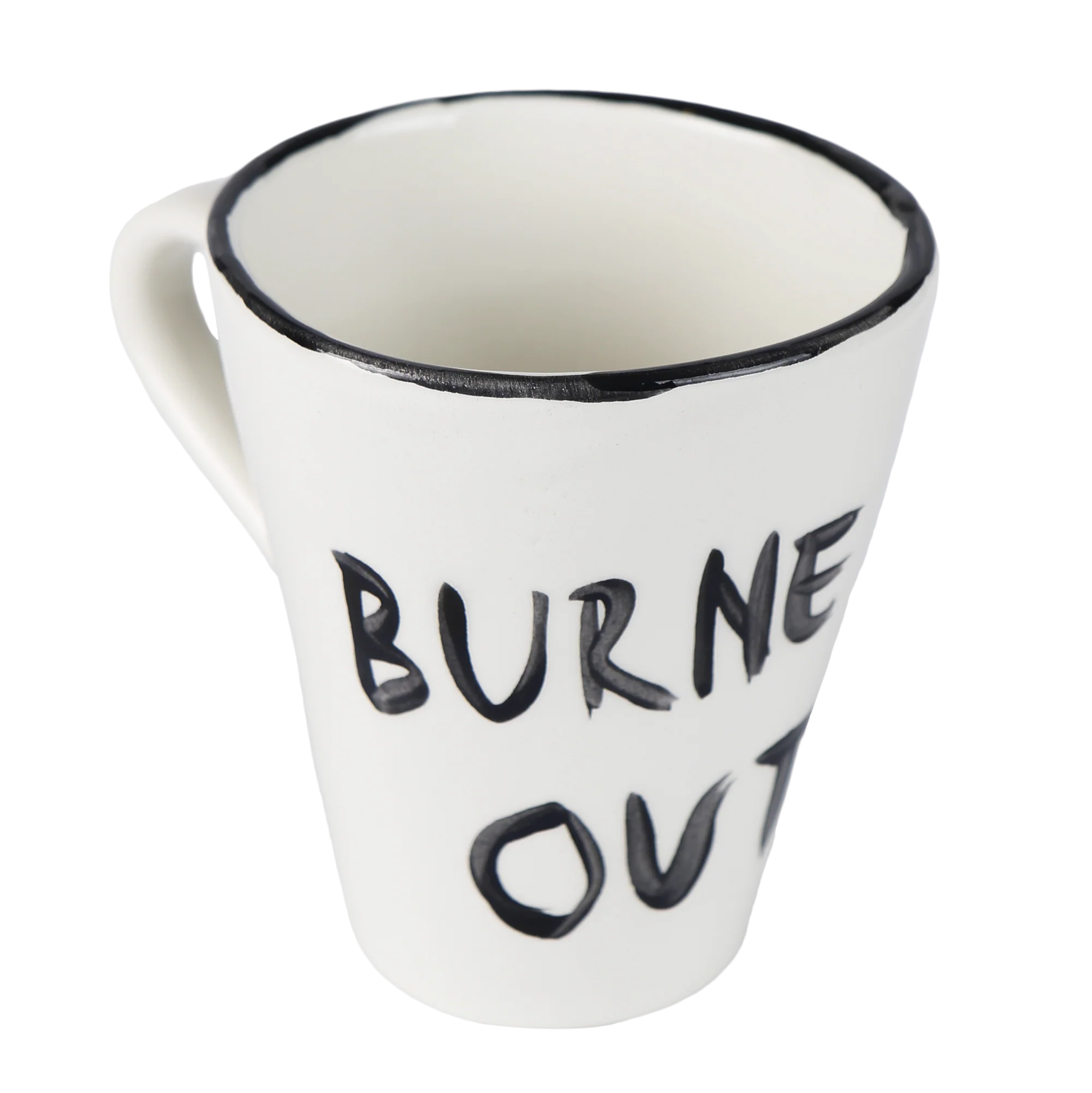 Burned Out Coffee Cup