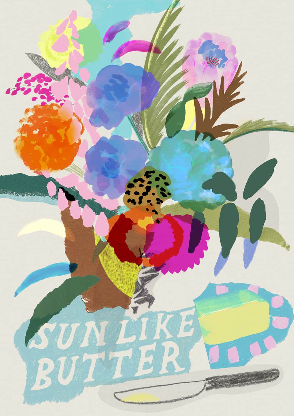Sun Like Butter Print
