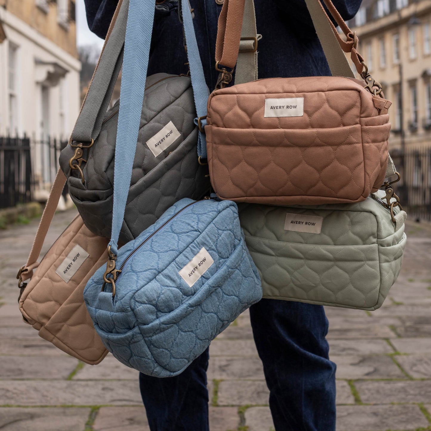 Pram Organiser Bag - Denim