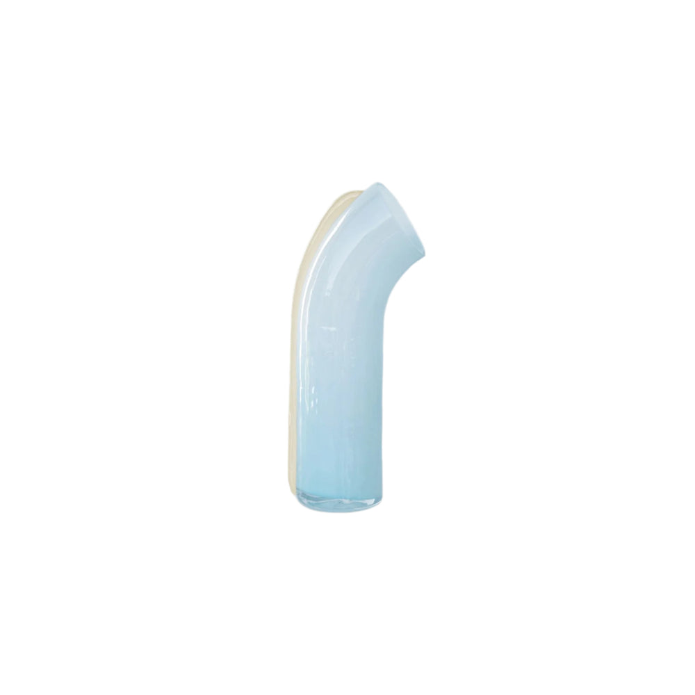 NESSIE Carafe - Soft Blue with Vanilla Stripe