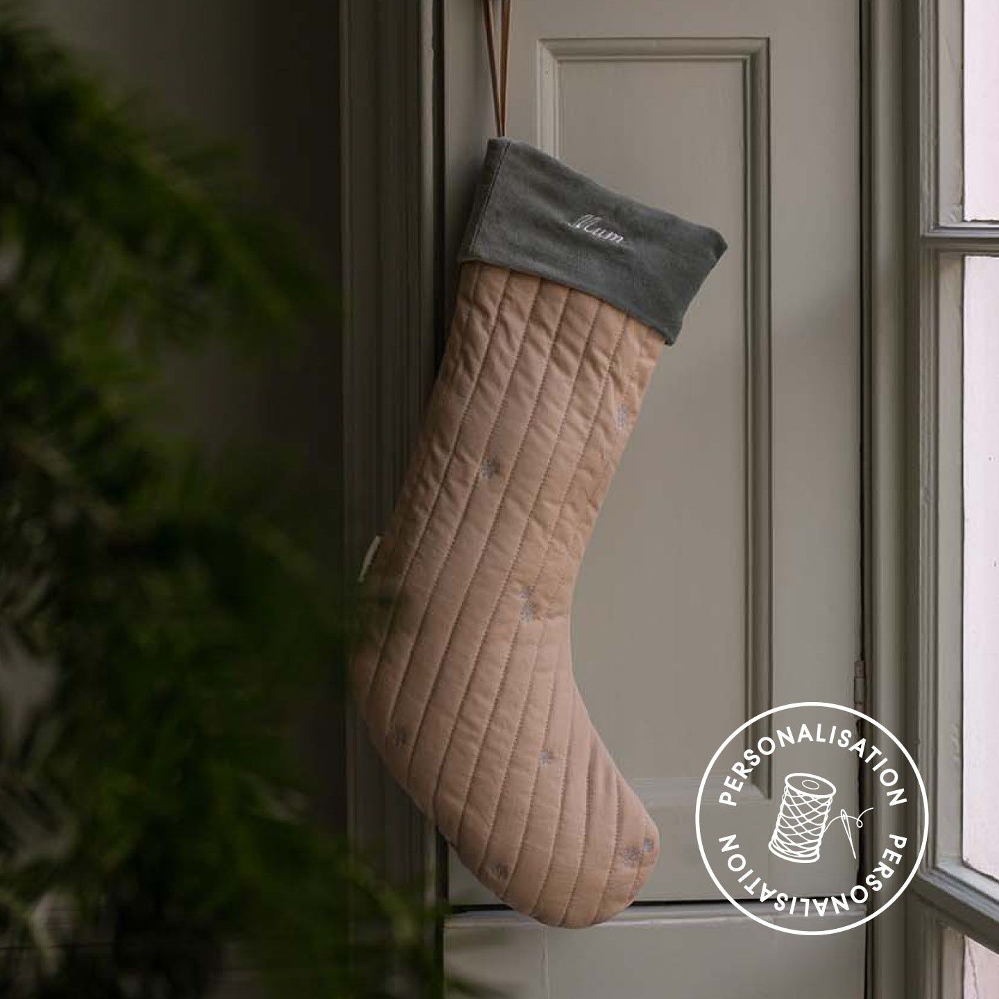 Christmas Stocking - Snowflakes