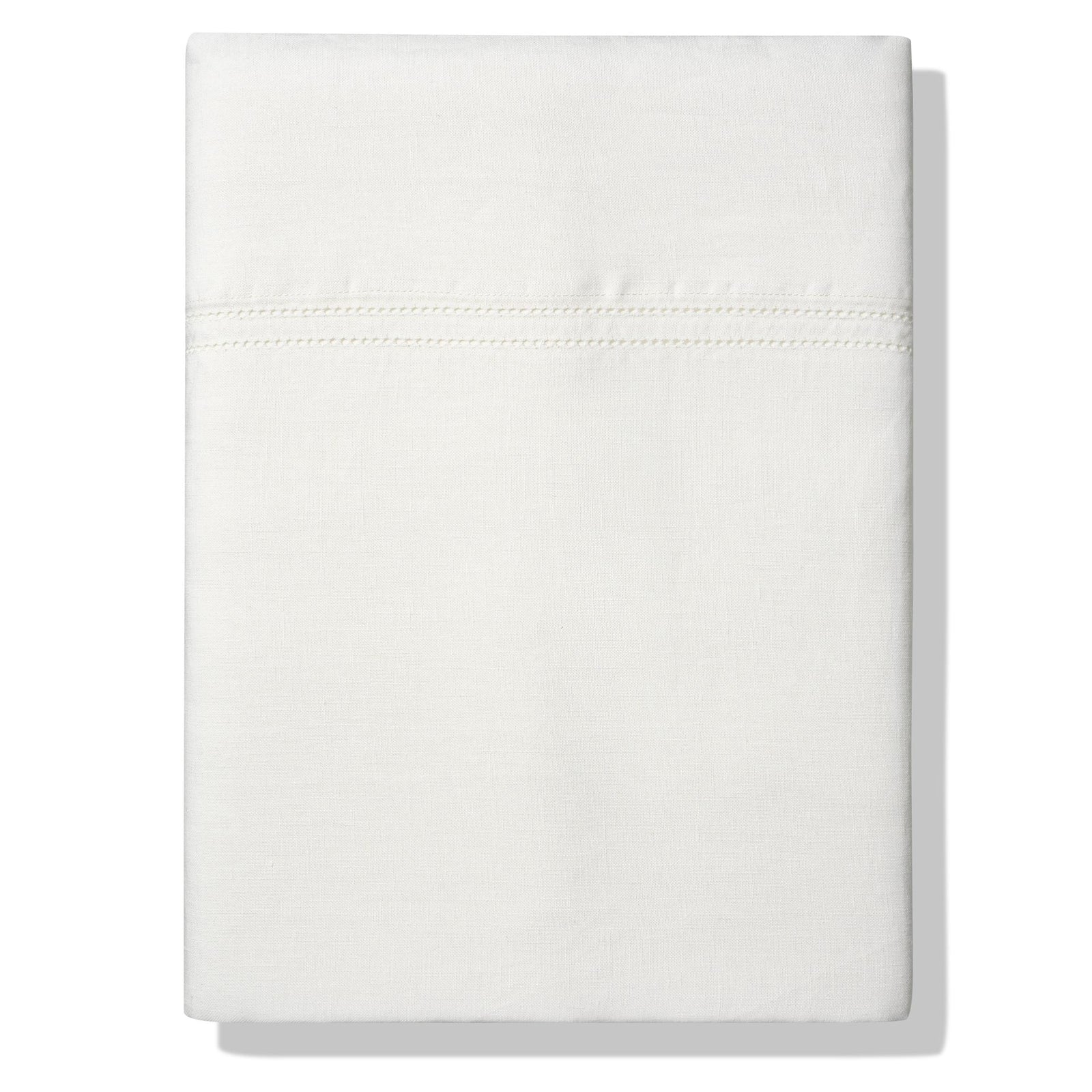 Top Sheet Hemstitch Ivory White