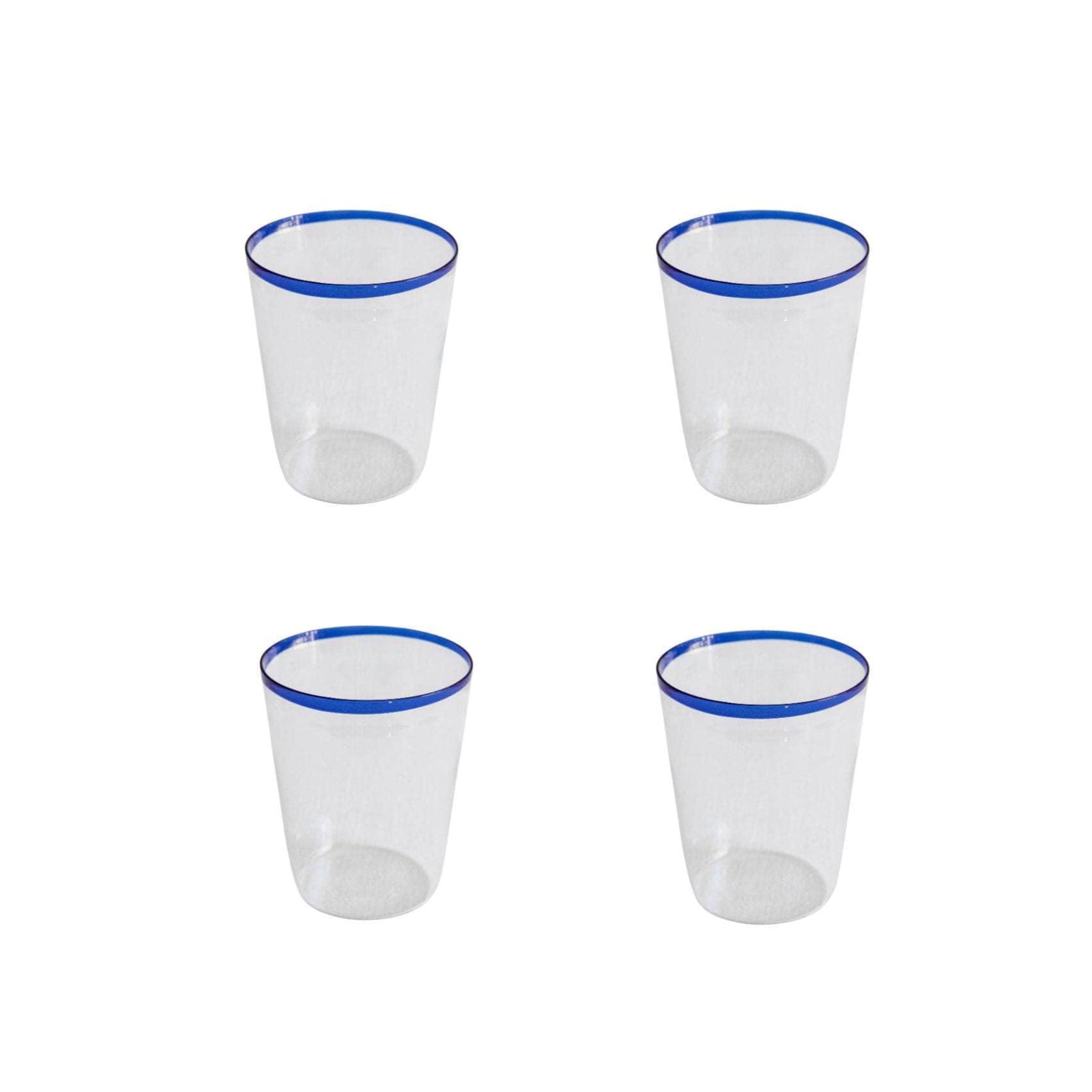 Sea Blue Tumblers, Set Of 4