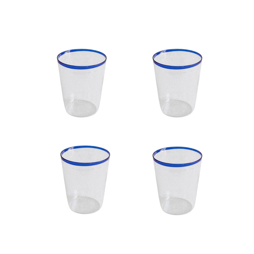 Sea Blue Tumblers, Set Of 4