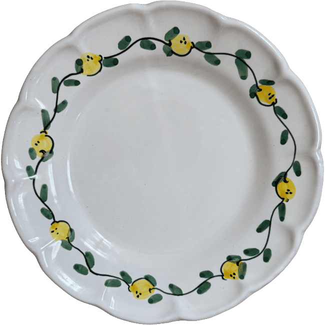 Lemon Frutta Plate - 20 cm
