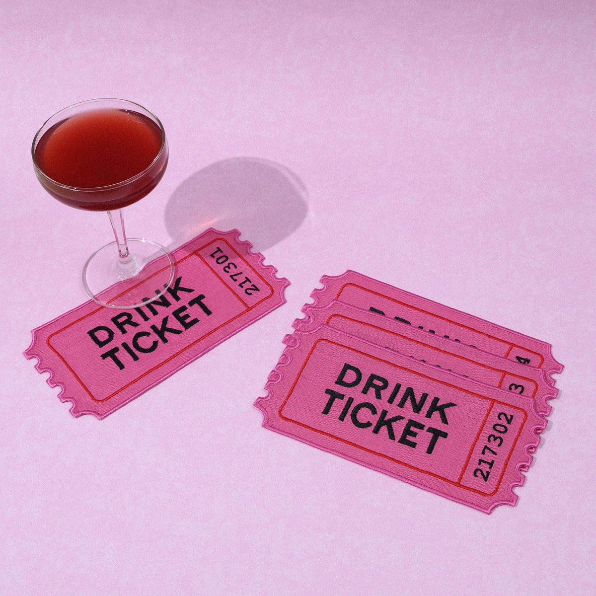 Drink Ticket Cocktail Napkins