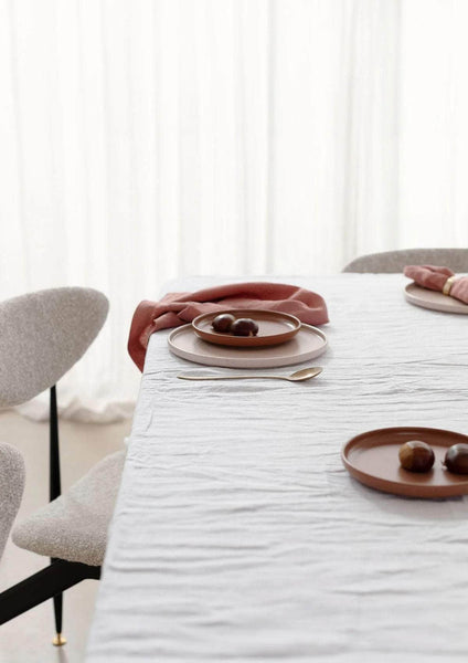 100% Linen Table Napkins - Rose Pink (Set of Four)