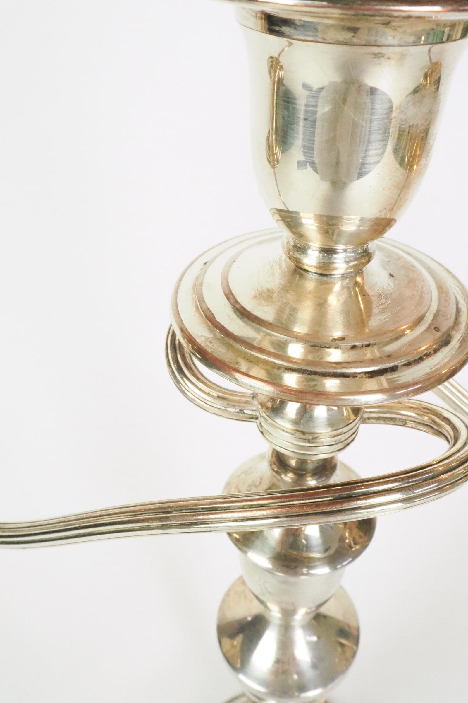 Antique Silver Plate Candelabra