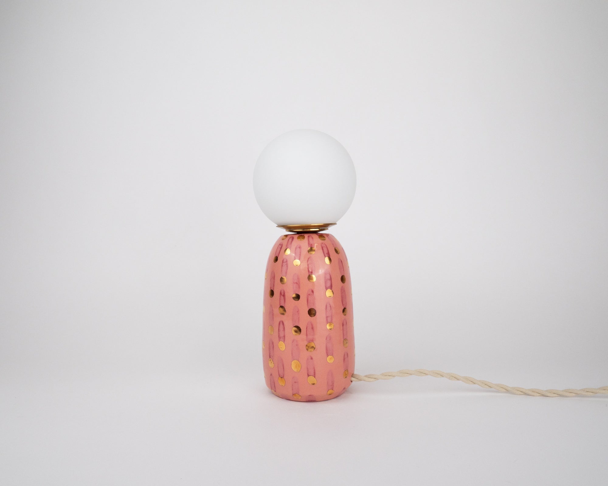 'Dash' Table Lamp w/ Bulb - Pink