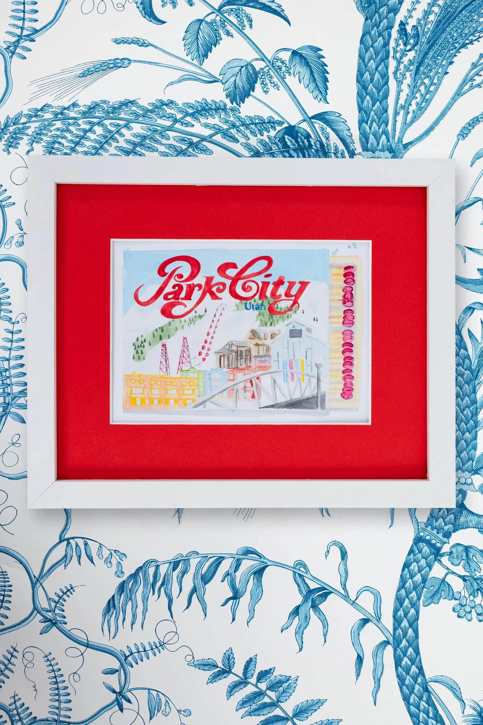 Park City Utah Matchbook Print