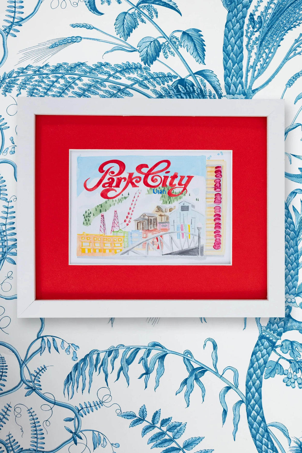 Park City Utah Matchbook Print