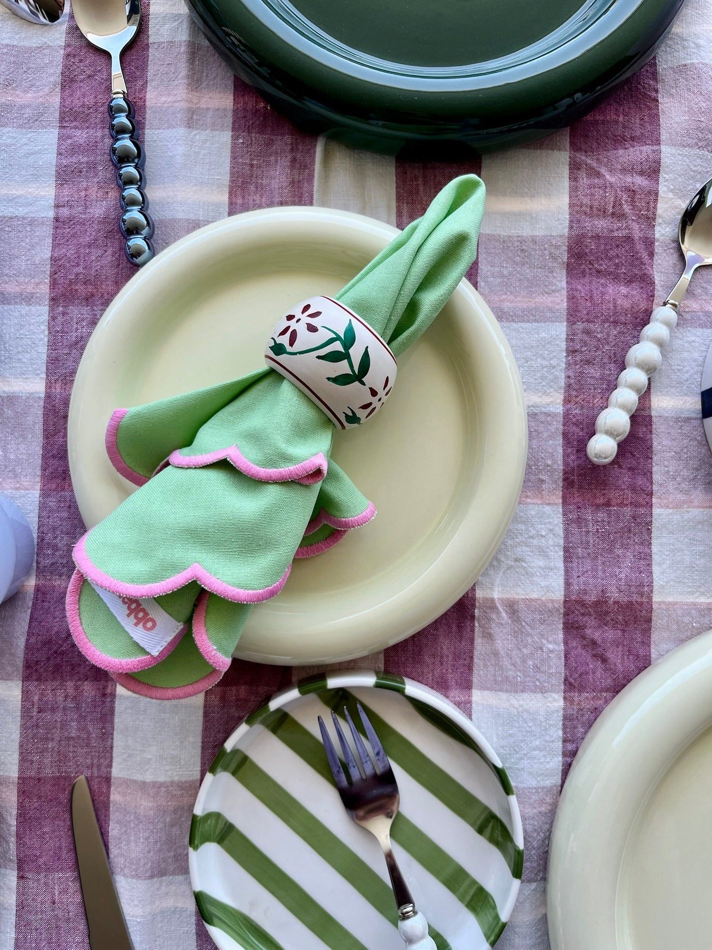 Tostadita Plate Small - White